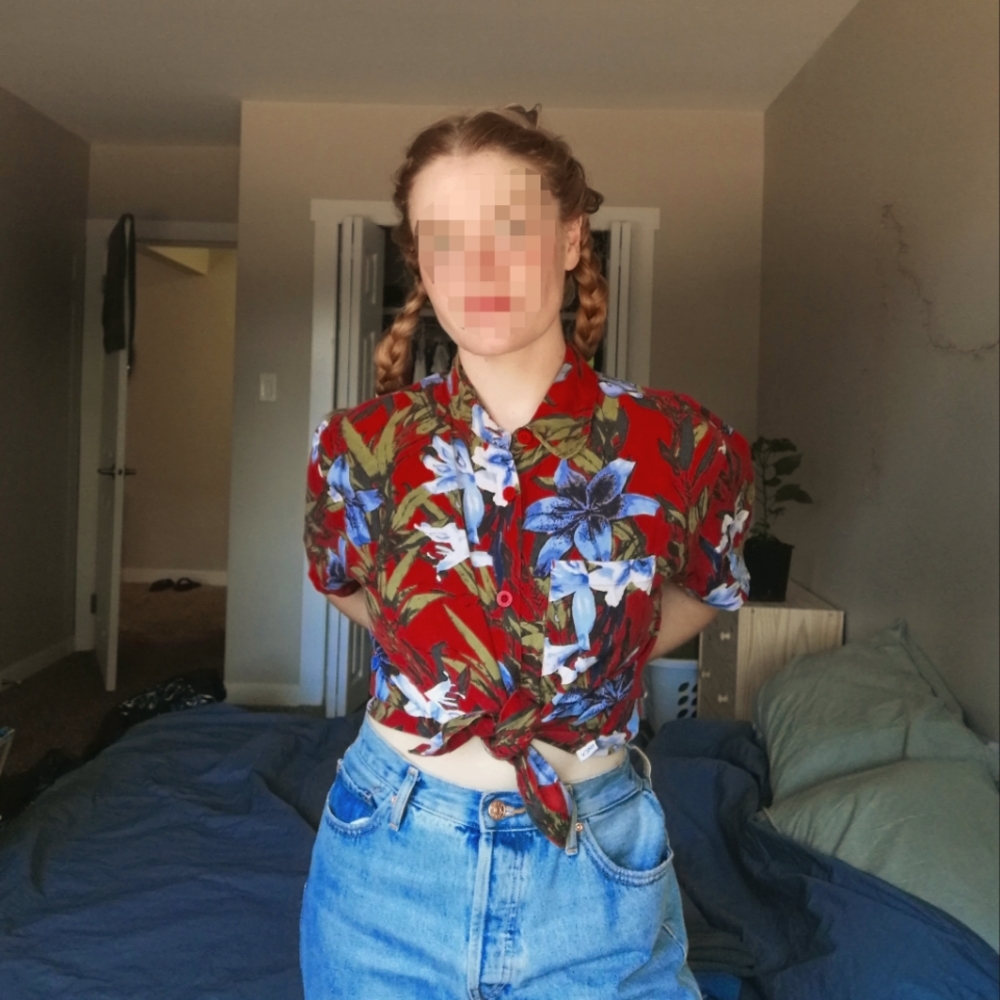 RVCA Hawaiian Style Beach Shirt